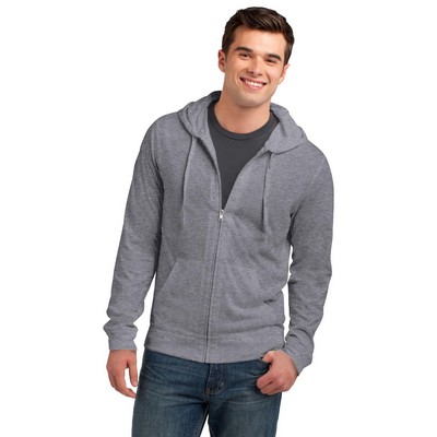 District® Men's Jersey Full-Zip Hoodie