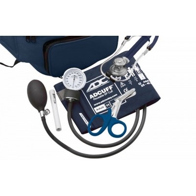 Pro's Combo IV Fanny Pack Stethoscope Kit For Adults (Navy Blue)