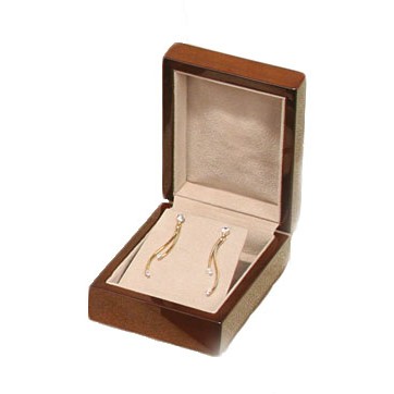 High Veneer Premium Wood Pendant/Earring Box