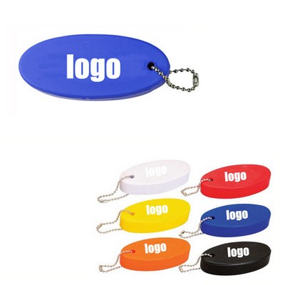 Oval Soft Floater Key chain