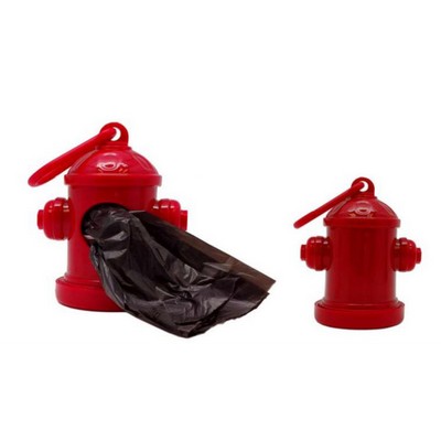 Doggie Waste Bag Dispenser - Fire Hydrant Shaped