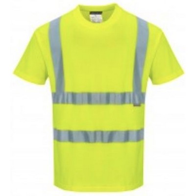 High Vis Cotton Comfort Short Sleeved T-Shirt w/ Pocket