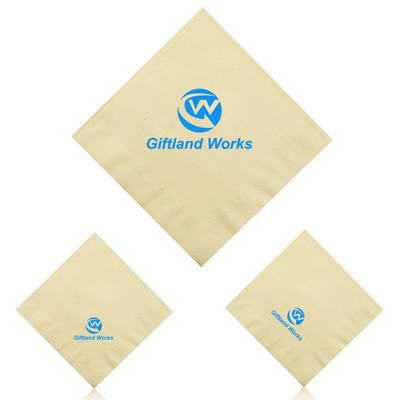 2-Ply Custom Paper Napkin-Ivory