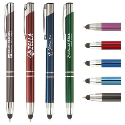 Tres-Chic Touch Stylus - Laser Engraved - Metal Pen