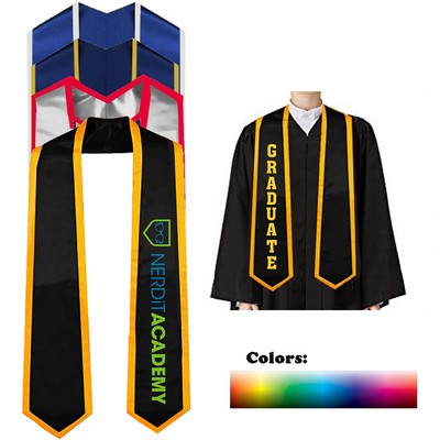 Graduation Stole/Sash With Trim