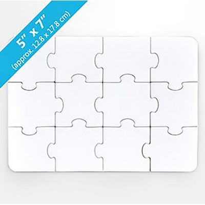 5" x 7" - 12 Piece Blank Puzzle