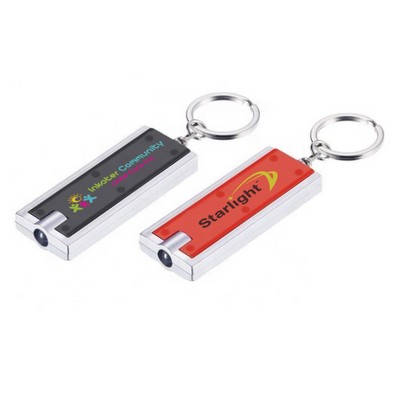 Mini LED Flashlight & Swivel Key Chain