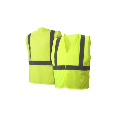 Pyramex Type R - Class 2 Hi-Vis Lime Safety Vest