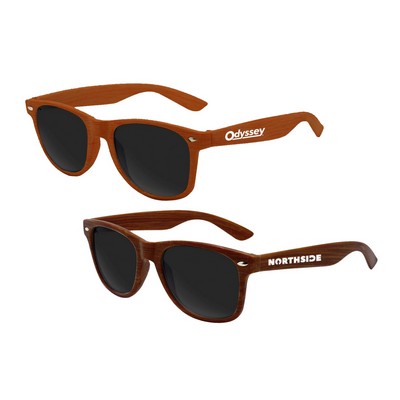 Wood Grain Sunglasses