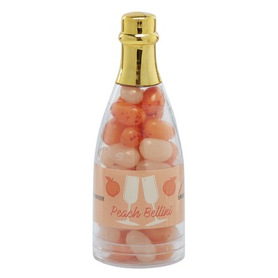 Champagne Bottle Favor - Peach Bellini Jelly Belly® Jelly Beans