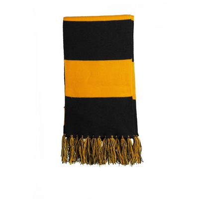 Spectator Scarf, Black/Gold