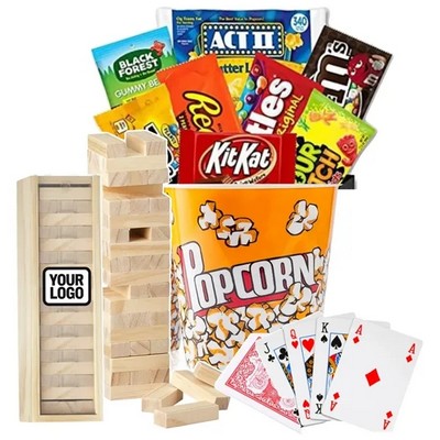 Movie & Game Night Basket