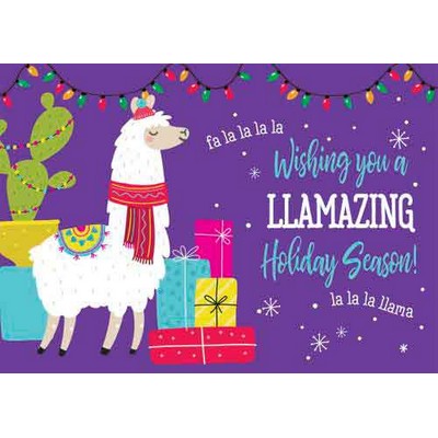 Llamazing Holiday Cards