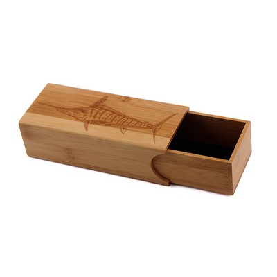 Natural Bamboo Sliding Case for Wooden Sunglasses