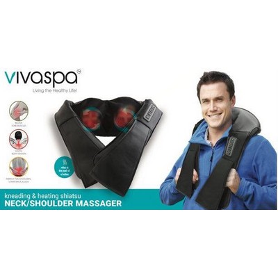 Vivitar® Kneading & Heating Shiatsu Neck & Shoulder Massager