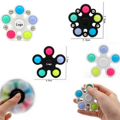 Push Bubble Fidget Spinner