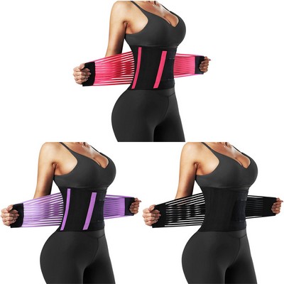 Waist Trimmer Trainer Belt Sport Sweat Workout Slimming Body Shaper Sauna Exercise