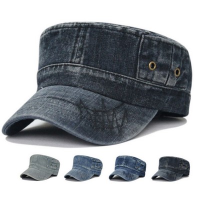 Denim Washed Cotton Cap