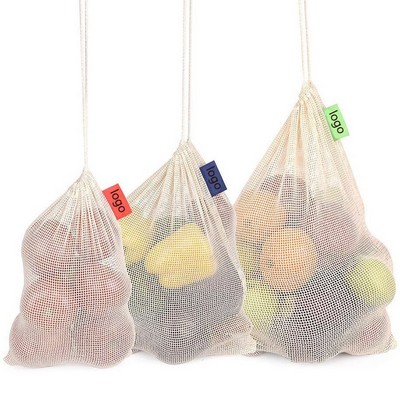 Reusable Organic Cotton Produce Bags