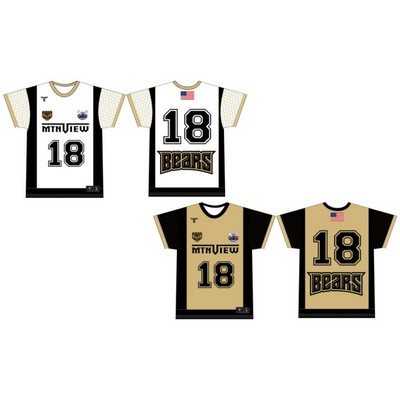 LACROSSE - Custom Full Sublimated Lacrosse Womens Short Sleeve Jersey