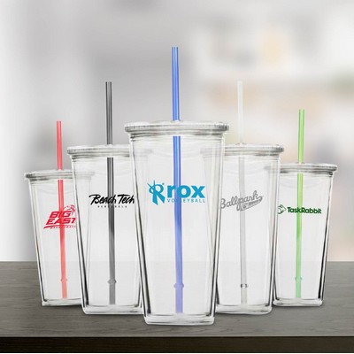 24 oz Acrylic Tumbler - Clear