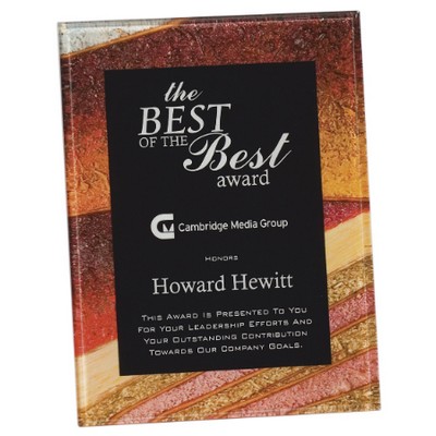 8.75" x 11.75" Autumn Harvest Acrylic Plaque Award