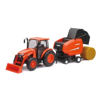 1:18 Scale Kubota® M5-111 W/ Hay Baler