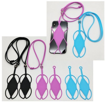 Silicone Cell Phone Lanyard Holder