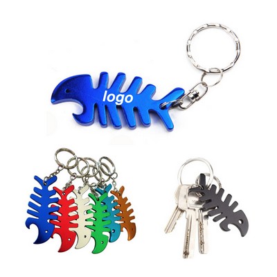 Fishbone Key Chain