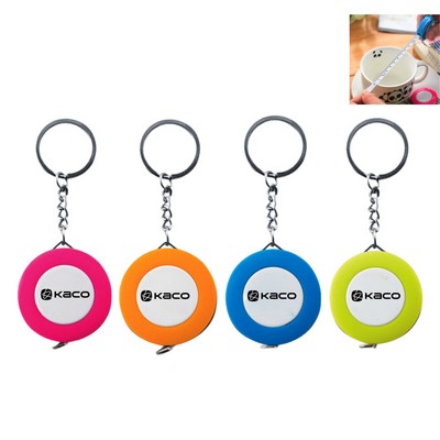 60 Inch Soft Round Tape Measure with Keychain