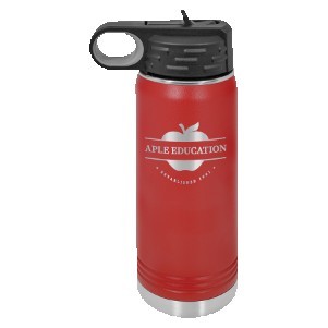 20 Oz. Red Polar Camel Water Bottle