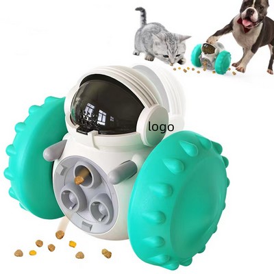 Interactive Food Toy for Dog and Cats, Pet Food Dispensor Tumbler Dog Treat Toy, Dog Slow