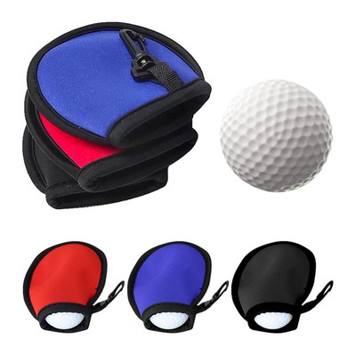 Neoprene Golf Ball Cleaner Pouch