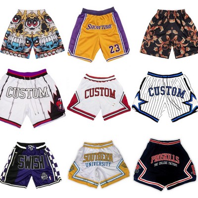 Custom Mesh Basketball Shorts w/All-Over Sublimation Print