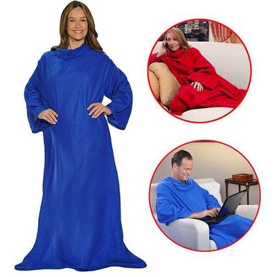 Wearable Blanket with Long Sleeves