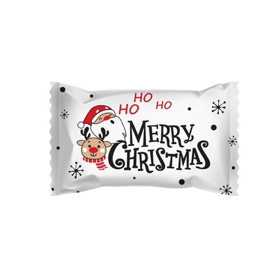 Assorted Pastel Chocolate Mints In Santa Christmas Assortment Wrappers