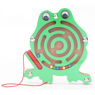 Wooden Maze Game Frog