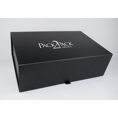 Magnetic Closure Gift Box with Pull-Up Ribbon (14" x 9.5" x 4.5")