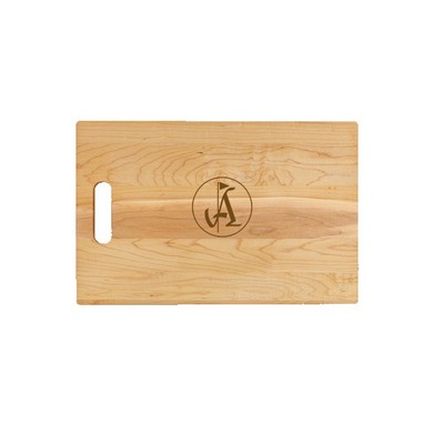 Large Maple Cutting Board with Cutout Handle 16"x10-1/2"x3/4"