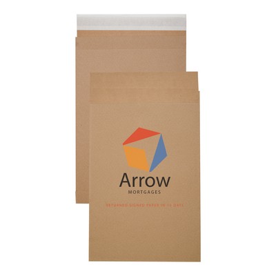 Natural Kraft Eco Mailer Envelope with Full Color Print (10 1/2 x 16)