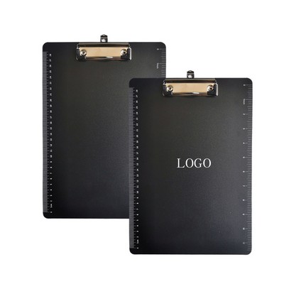 Plastic Clipboard with Measuring Ruler