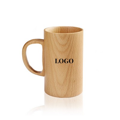 300ml Wooden Coffee Cup with Handle