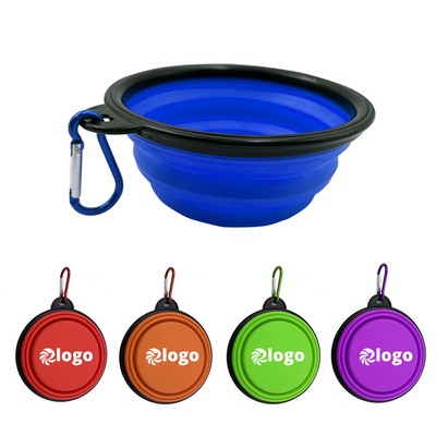 34oz Collapsible Pet Bowl-L MOQ 50pcs