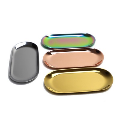 Oval Stainless Steel Tray