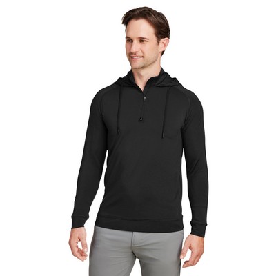 SWANNIES GOLF APPAREL Unisex Vandyke Quarter-Zip Hooded Sweatshirt