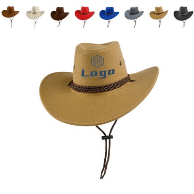 Wide Brim Western Cowboy Hat