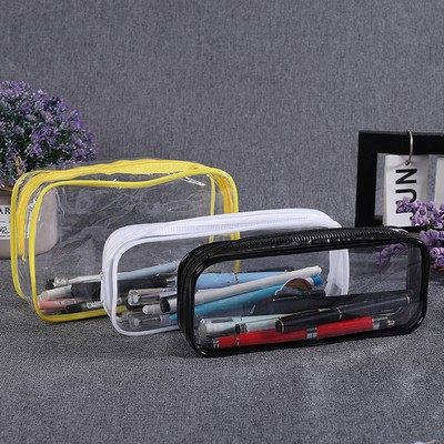 PP Transparent Pencil Bag With Logo