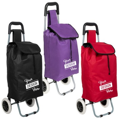 Folding Shopping Trolley Bag With Wheels