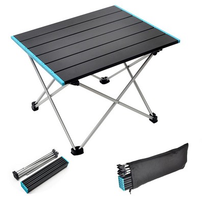 Outdoor Portable Aluminum Top Folding Picnic Table