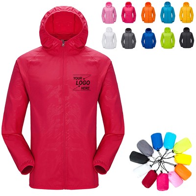 Adults' UV Protection Quick-Dry Windbreaker